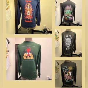 🔥 NEW! Bundle of 7 Teen Heart Long Sleeve Tees - Sizes M & L -